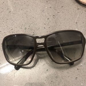 Prada sunglasses with camo trim EUC
